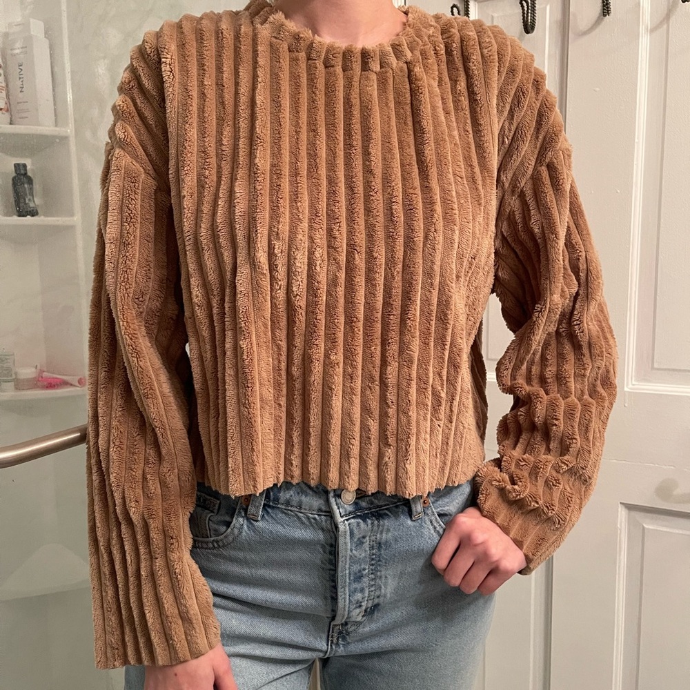 Faux Fur Sweater